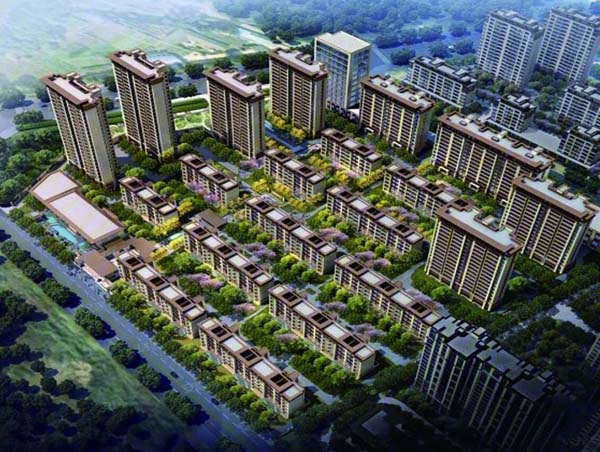 城阳昆仑府施工现场